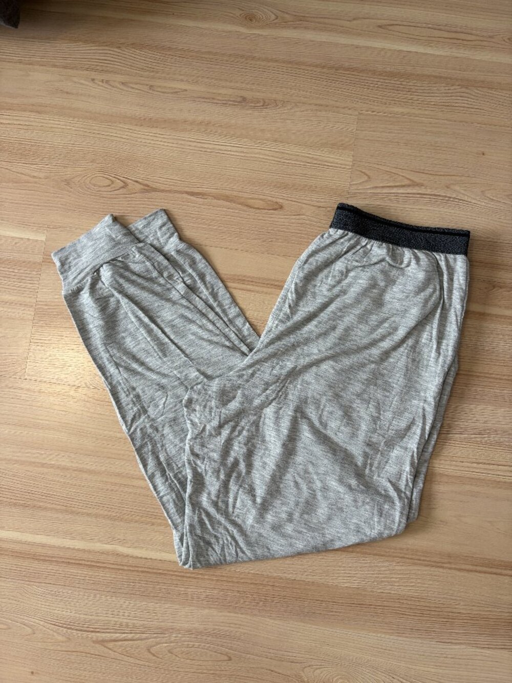 Express Cashmere Blend Pajama Jogger Pants, Gray, Small